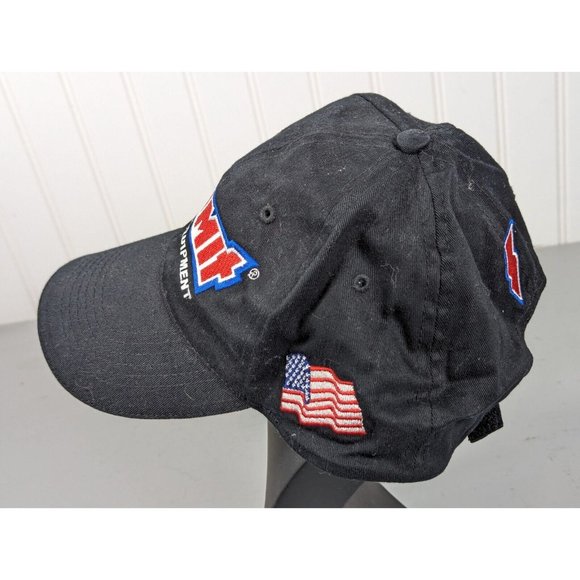 Summit Racing Equipment 4oth anniv Baseball snap Hat Black Snapback USA Flag - Picture 3 of 6